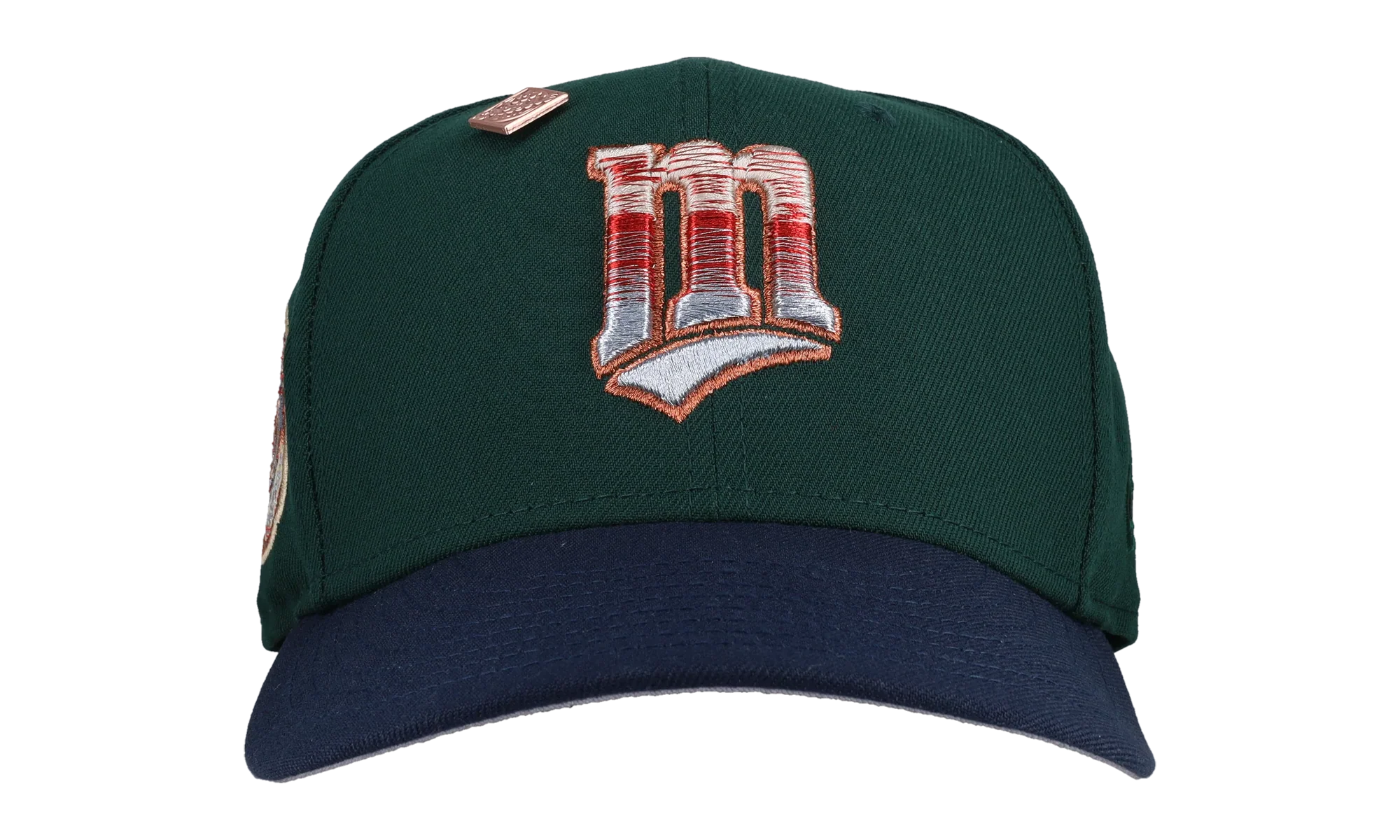59FIFTY Minnesota Twins 50th Anniversary Fitted Hat "Green / Navy / Metallic" 123451300476