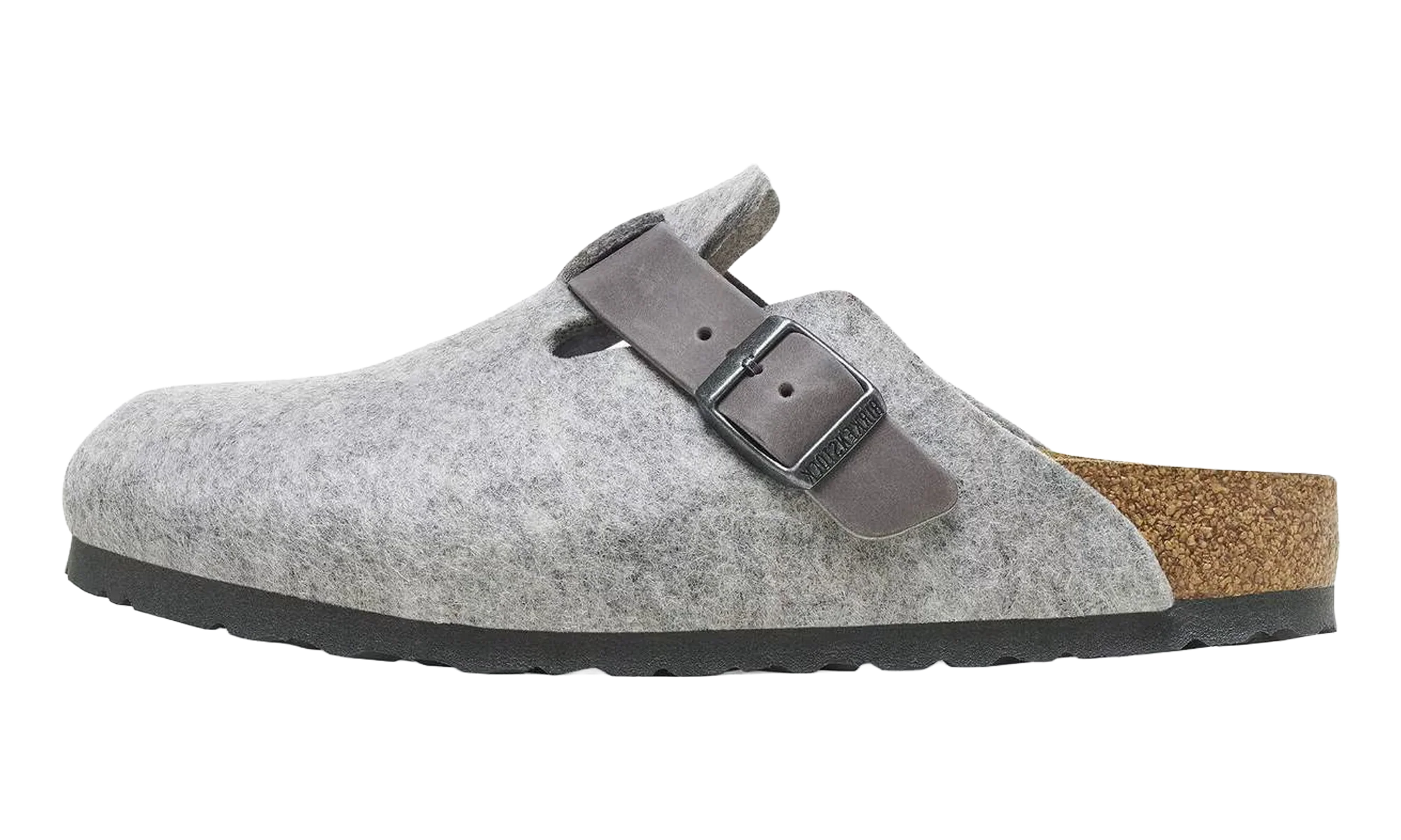 Boston Natural Leather-Felt "Light Grey - Narrow FIt" 1026163