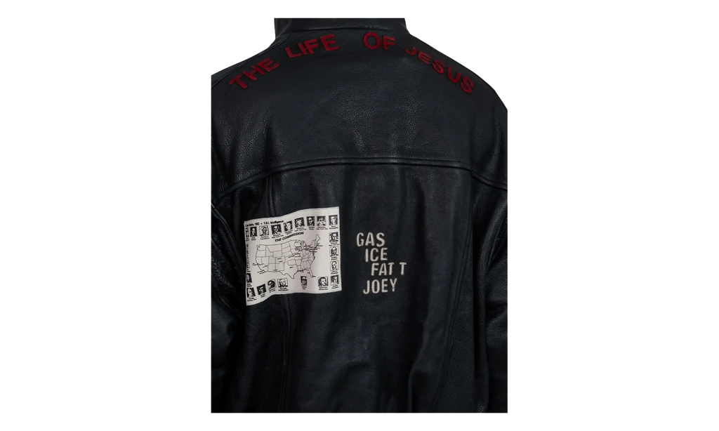 The Commission Leather Bomber Jacket "Black" 7U004Q3009BLK