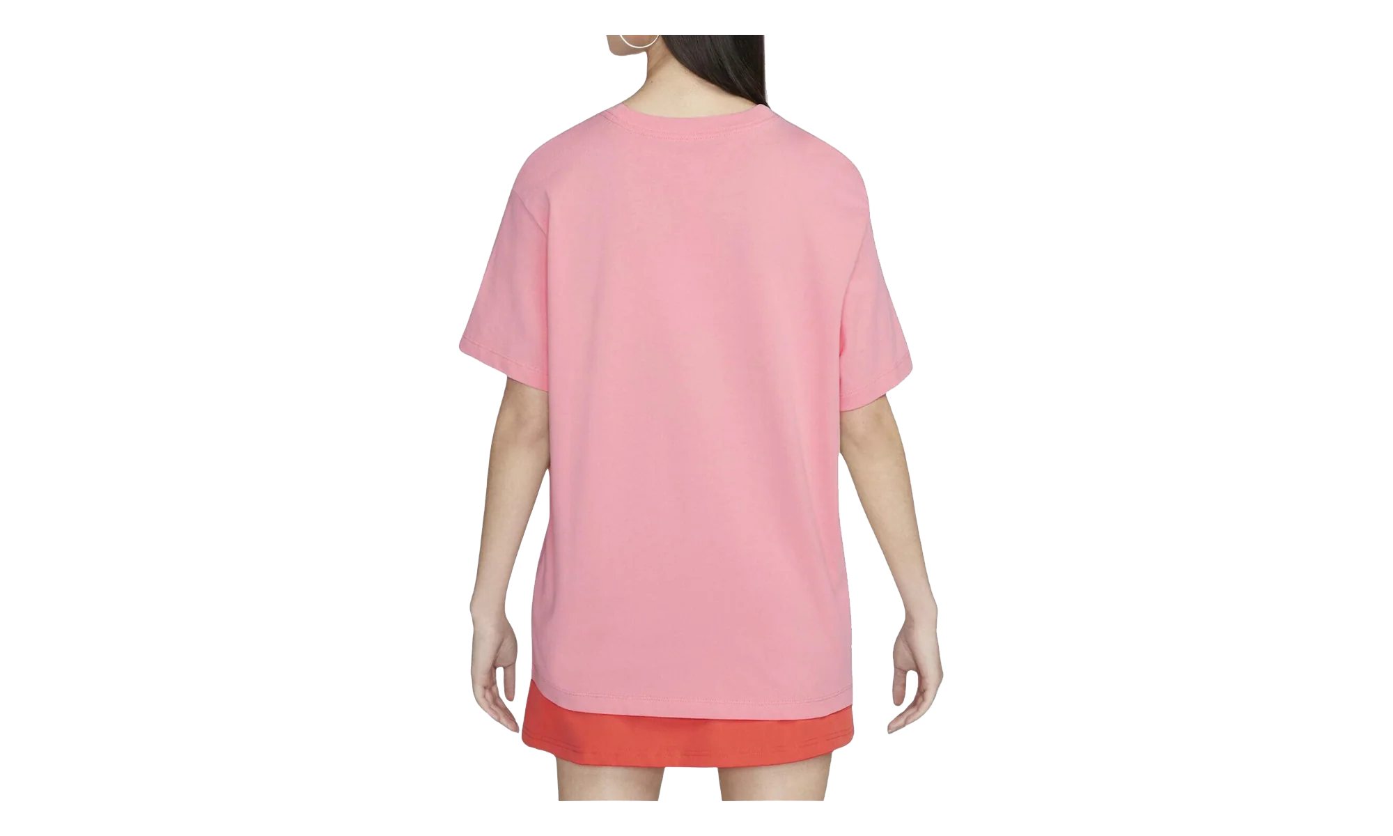 NSW Air Boyfriend T-Shirt WMNS "Crimson Bliss / Coral Chalk" DX7918 611