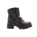 Edgar Womens Brown Leather Zipper Casual Dress Boots