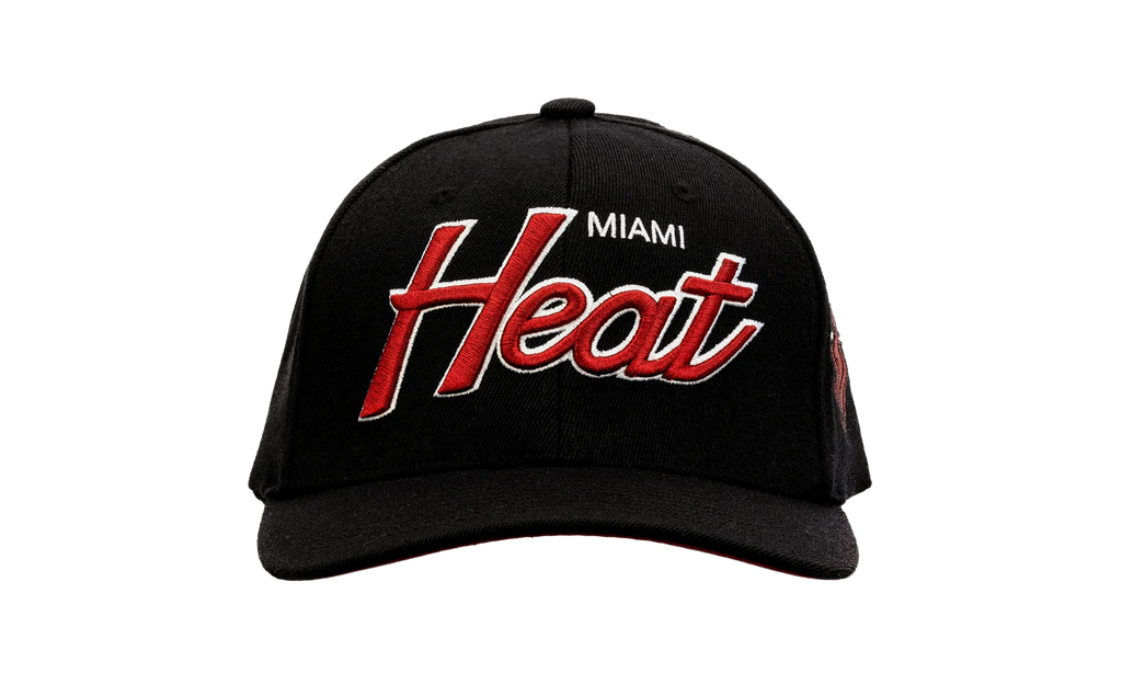 NBA Team Script 2.0 Stretch Snapback Cap "Miami Heat - Black" HHSS3281 MHEYYPPPBLCK