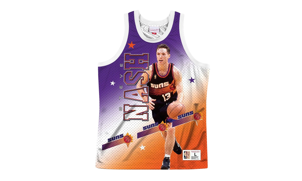 NBA Behind The Back Jersey "Phoenix Suns Steve Nash" MSTKMI19002 PSUWHITSNA