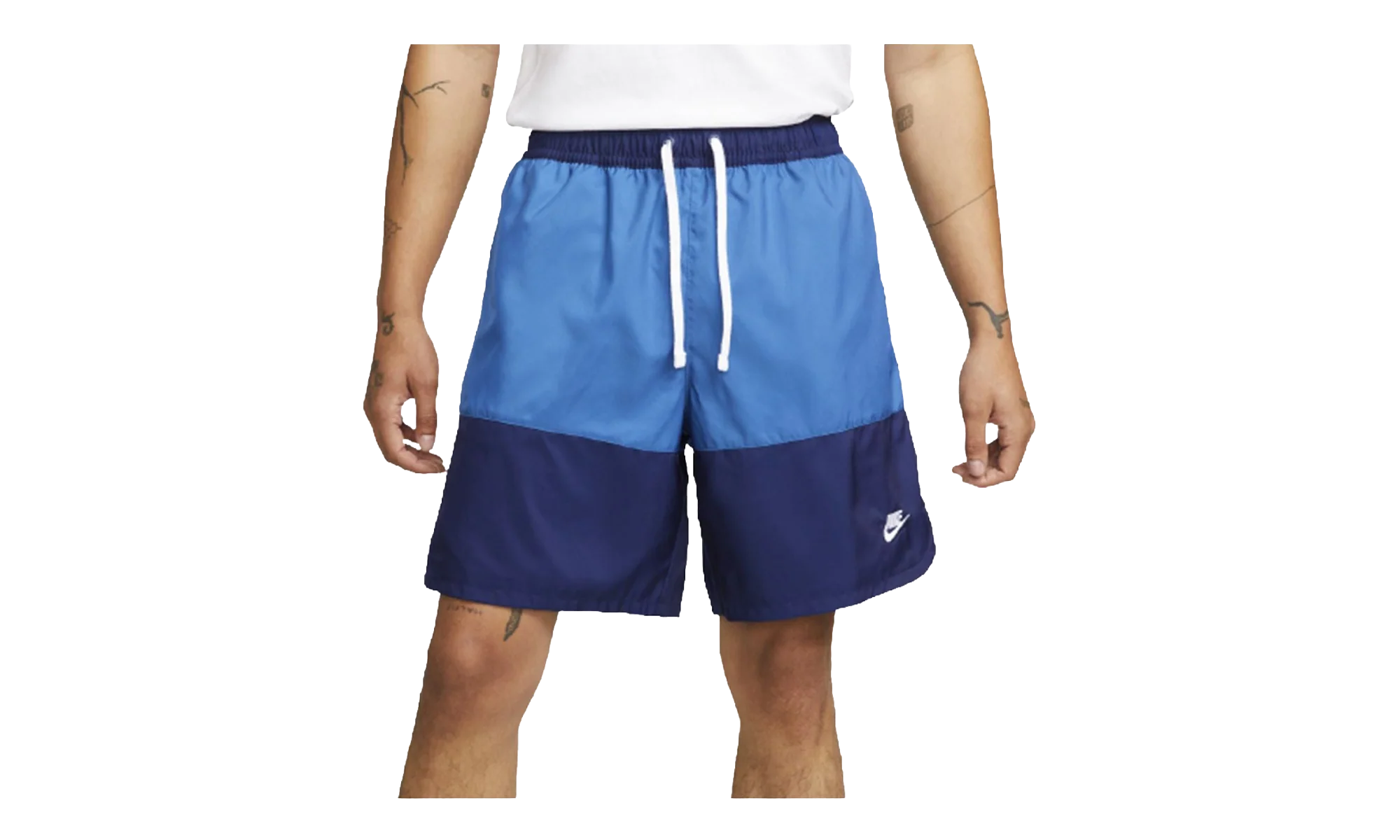 Sportswear Sport Essentials Woven Lined Flow Shorts "Midnight Navy / Dark Marina Blue / White" DM6831 410