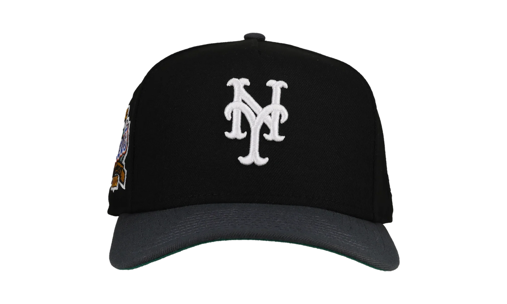 9FIFTY New York Mets 40th A Frame Snapback Hat "Black / Graphite" NE196