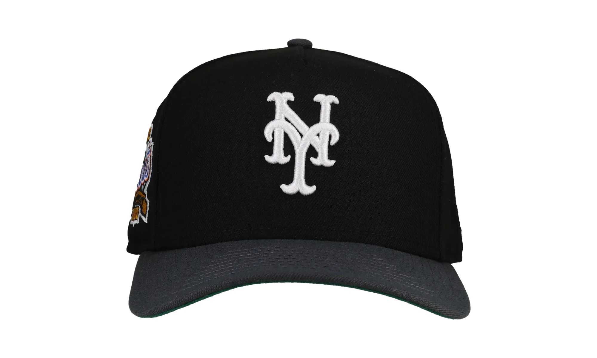 9FIFTY New York Mets 40th A Frame Snapback Hat "Black / Graphite" NE196