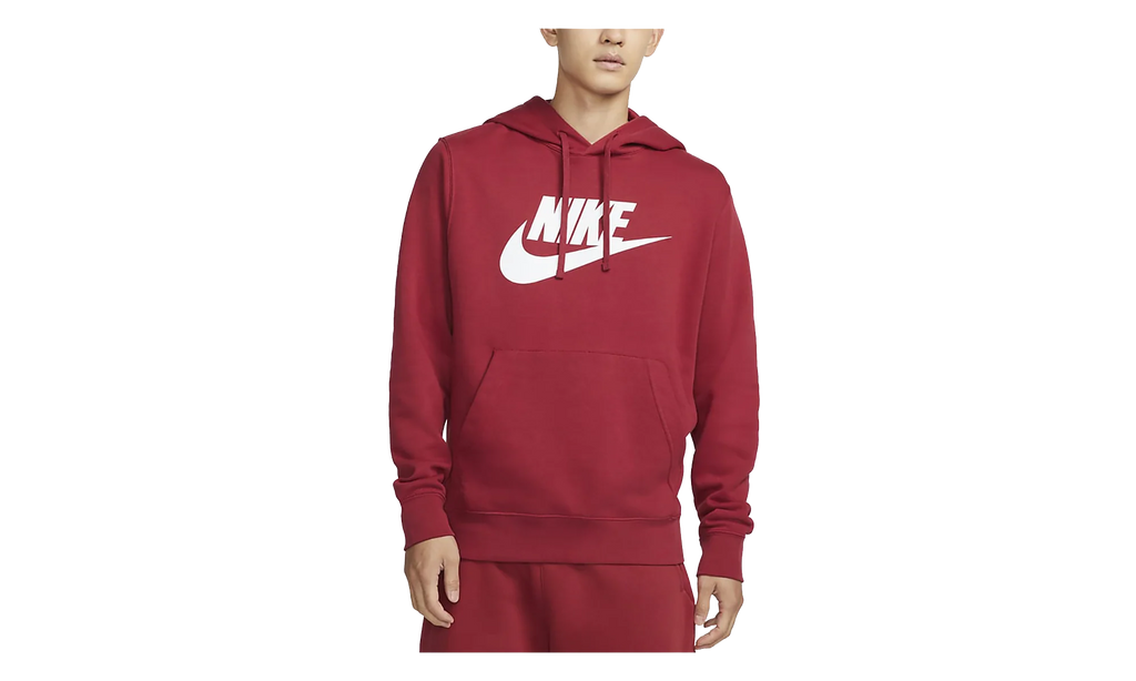 Sportswear Club Fleece Hoodie "University Red / White" BV2973 657