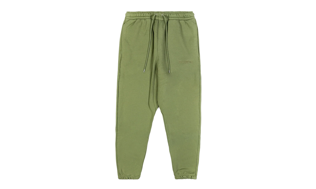Jordan Wordmark Fleece Trousers "Sky J Light Olive" FJ0696 340
