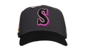 59FIFTY Seattle Mariners 40th Anniversary Fitted Hat "Graphite / Neon Metallic" NE376