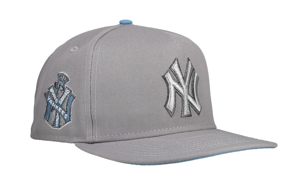 9FIFTY New York Yankees 1951 World Series A Frame Snapback Hat "Grey" NE229