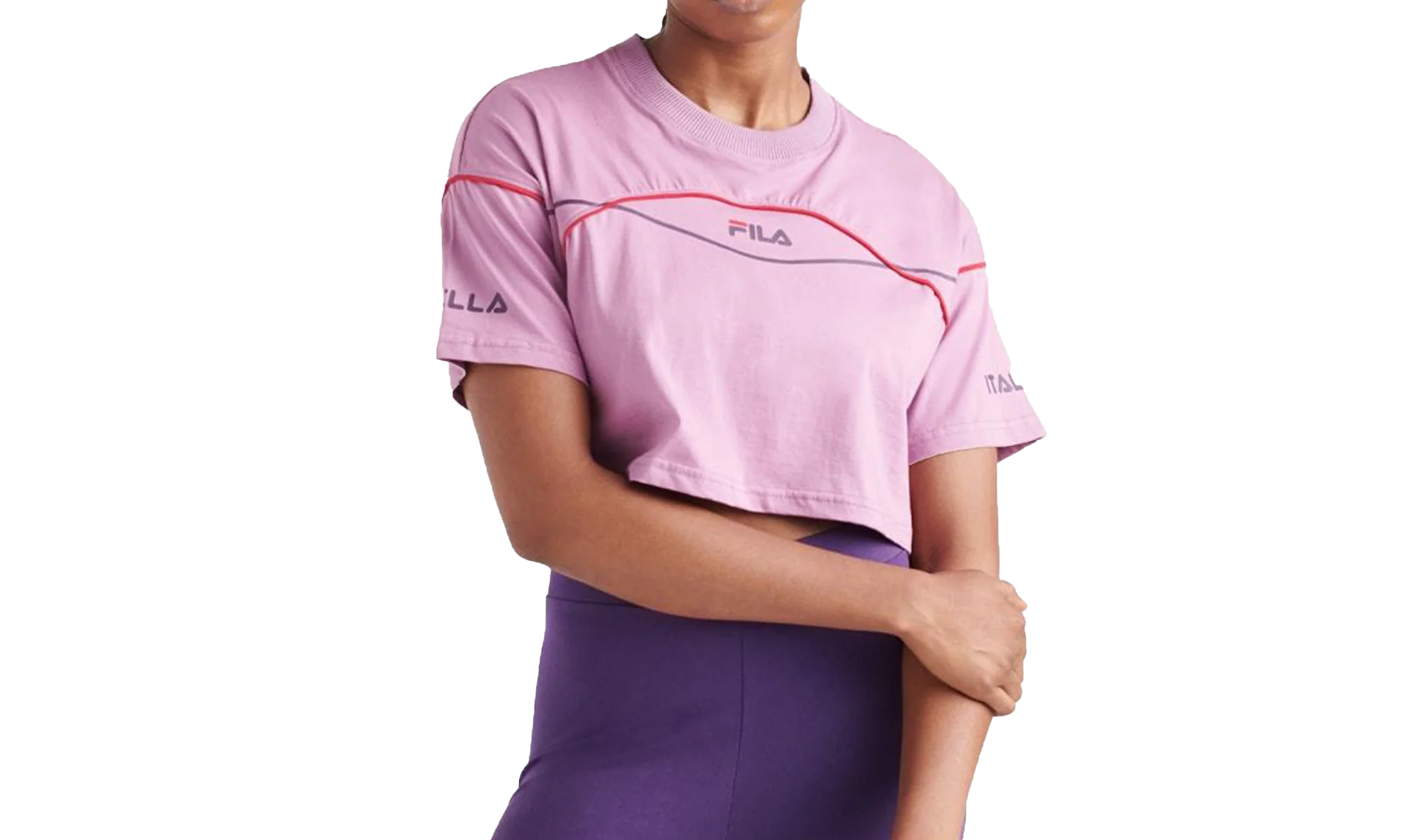 Kana Crop T-Shirt WMNS "Valrn / Cjwl / Red" LW933298 585