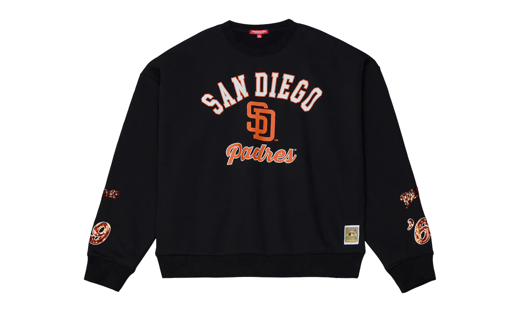 MLB Premium CR Fleece Sweatshirt WMNS "San Diego Padres - Black" SKU FC11344 SDPBLCK