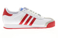 Samoa EG3001 Mens White Suede Originals Lace Up Lifestyle Sneakers Shoes