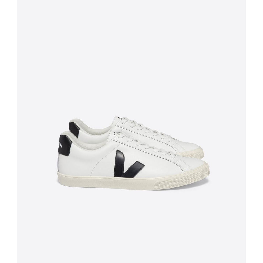 Women's Esplar Leather Sneaker in White Black