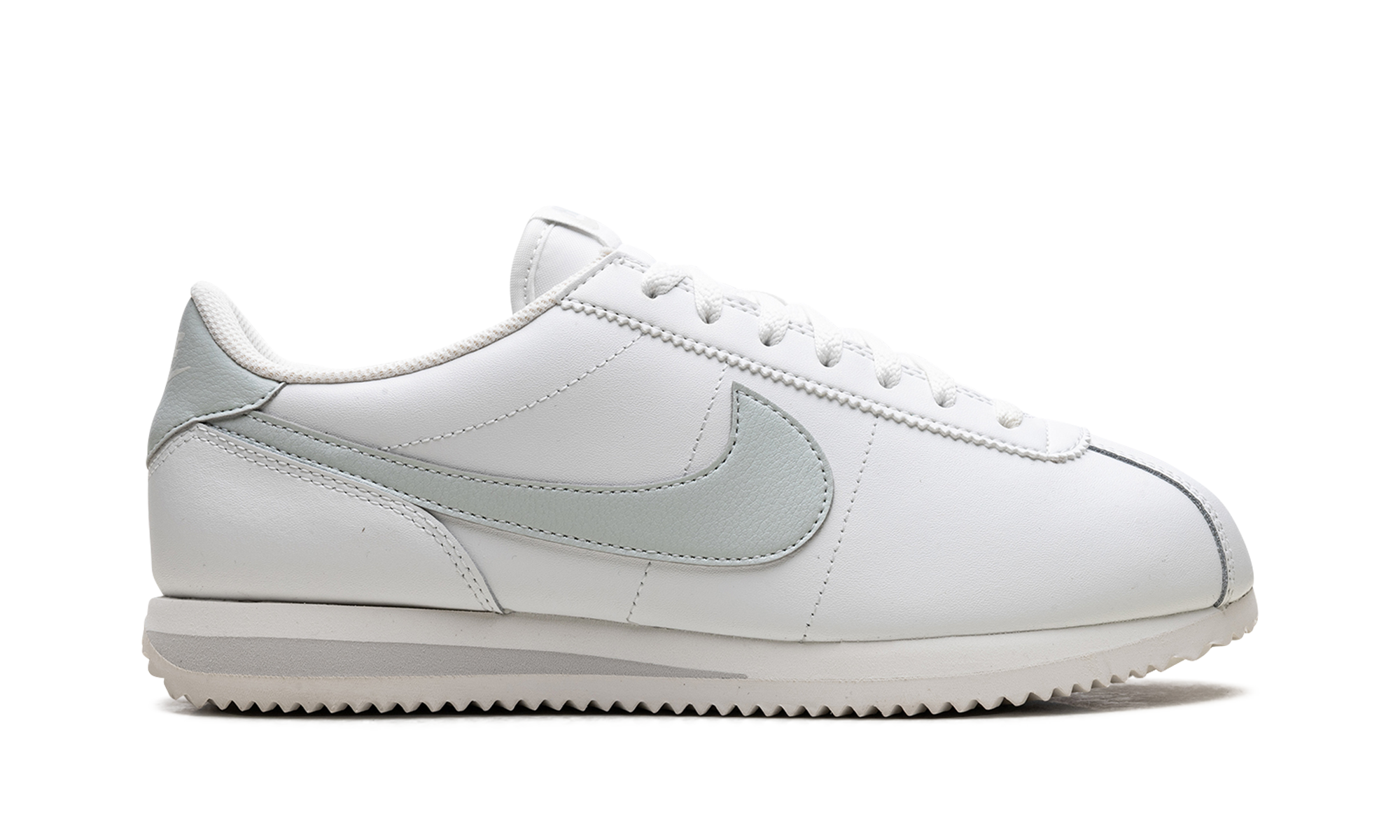 Cortez Leather WMNS"Summit White Light Silver" DN1791 106