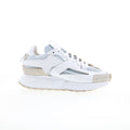 Evander Womens White Synthetic Lace Up Lifestyle Sneakers Shoes