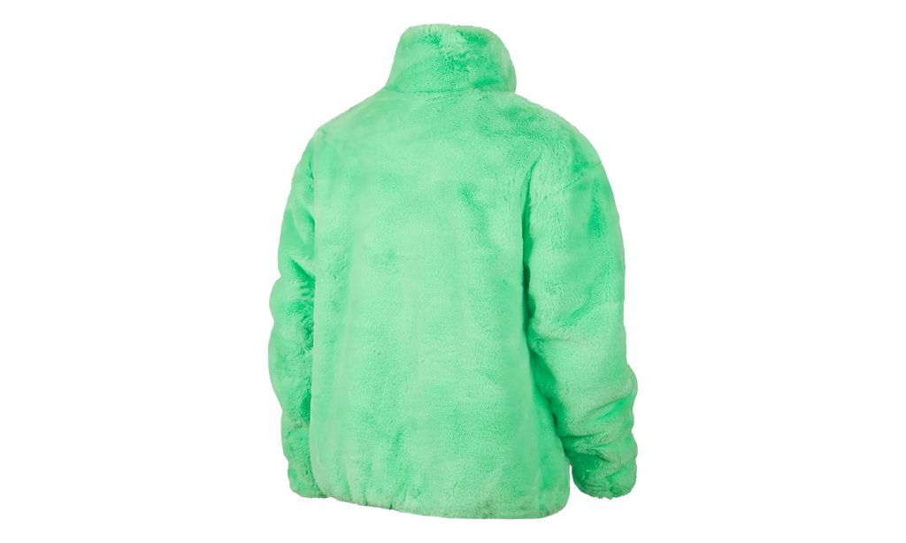 Sportswear Faux Fur Jacket WMNS "Green / Black" CU6558 328