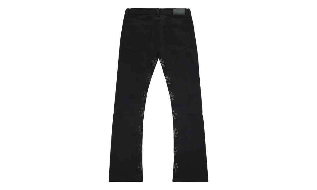 Studded Denim Pants "Black" LSDSB