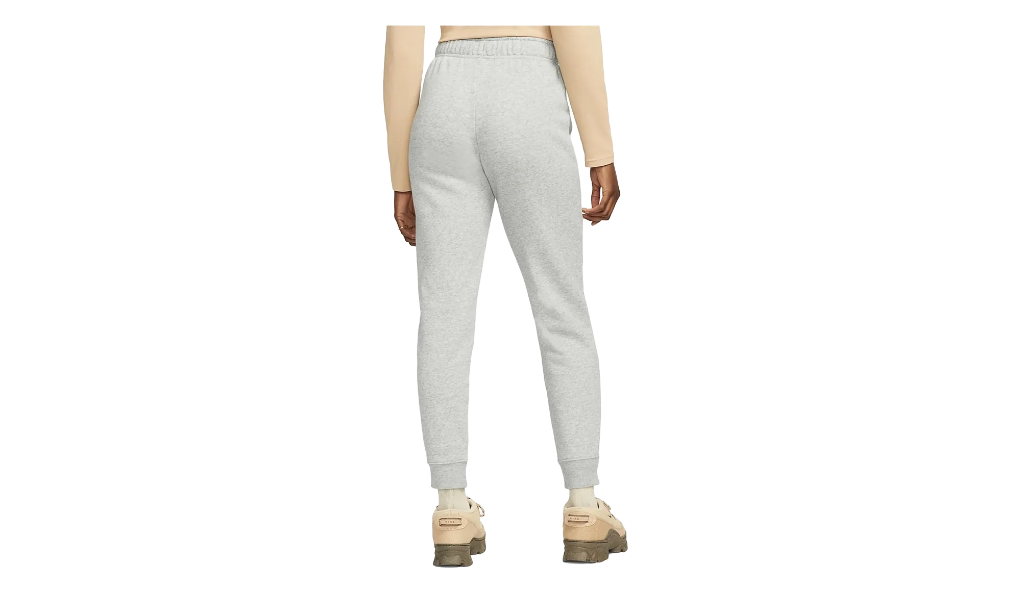 NSW Club Fleece Mid-Rise Slim Joggers WMNS "Dark Grey Heather / White" DQ5174 063
