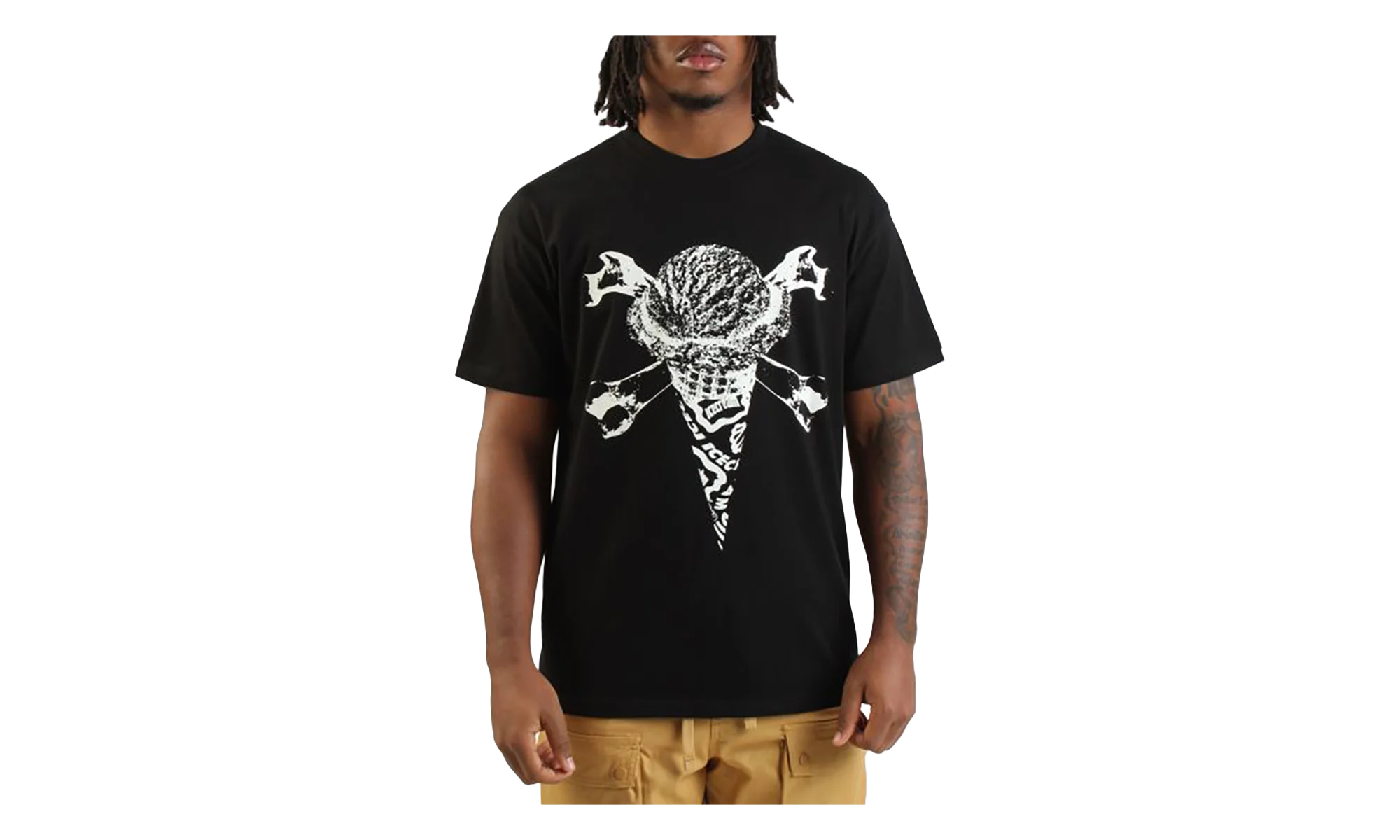 Bones Short Sleeve Tee "Black" 451 8202 Black