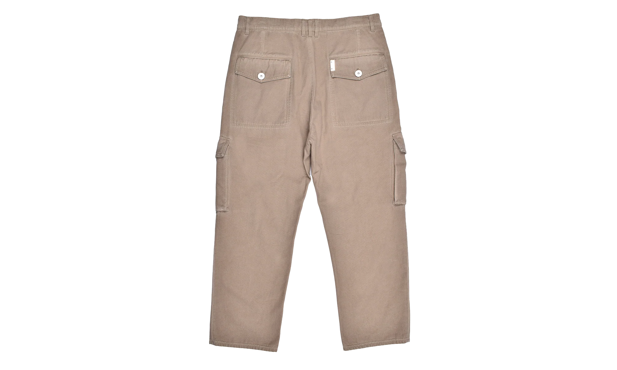 Loose Fit Cropped Cargo Trousers "Light Taupe" AH0PQ006CD968CB