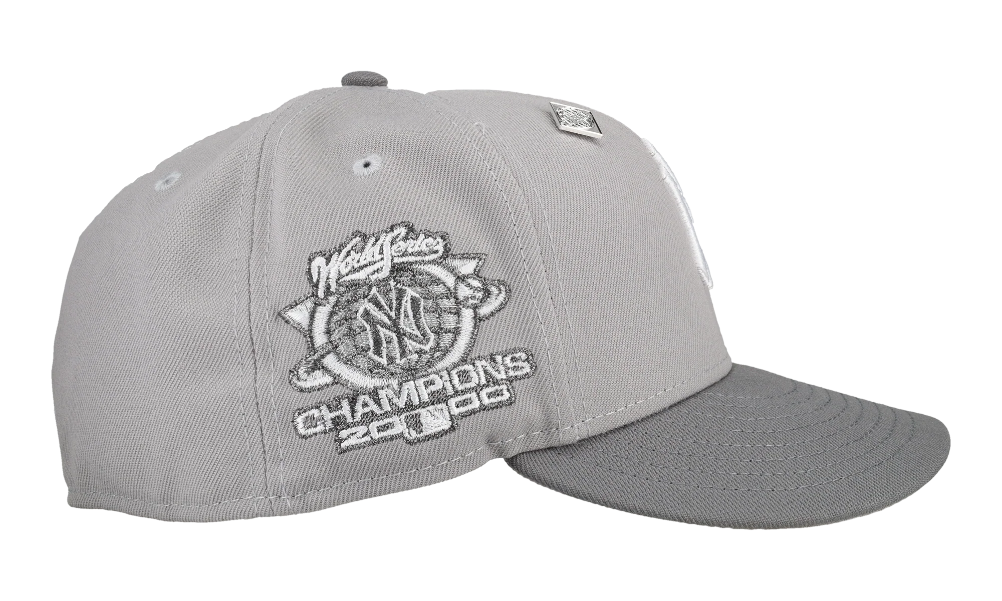 59FIFTY New York Yankees 2000 World Series Fitted Hat "Cool Grey" NE265