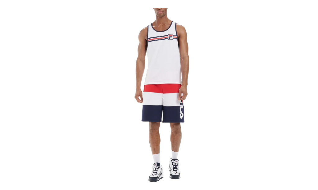Quillan Graphic Tank Top "White / Peacoat" LM015758 100