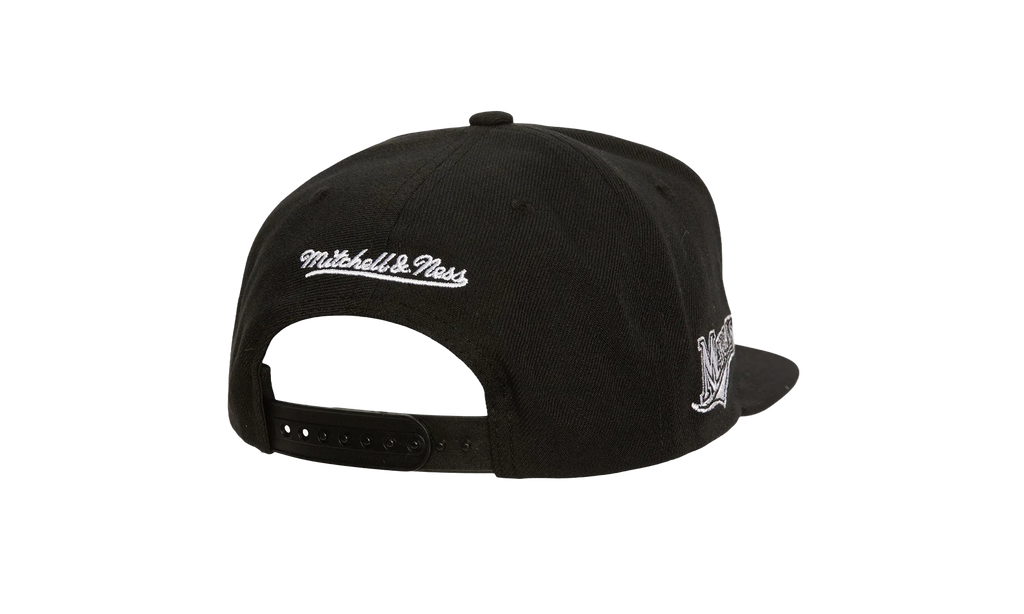 MLB Cooperstown Evergreen Black White Snapback Cap "Miami Marlins - Black" HS8028 FMABLCK