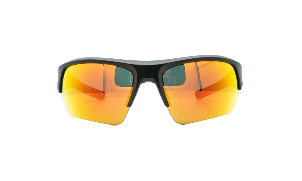 Big Shot Sunglasses "Beta Red Mirror - Satin Black" 8600085 010153