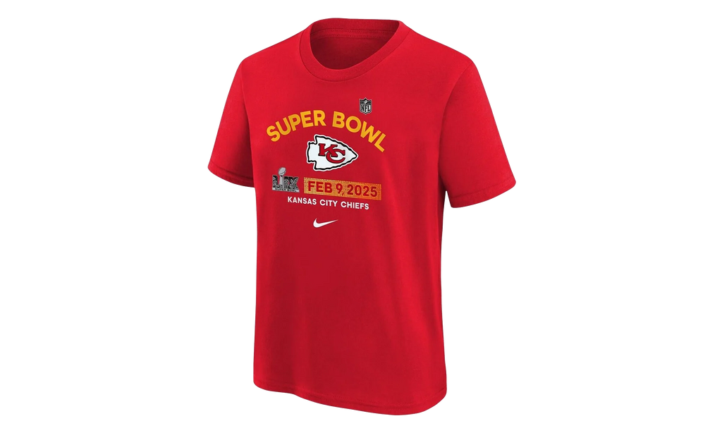 Chiefs Super Bowl Lix Authentic T-Shirt GS "Red" 9Z1B7NFPQER9CH