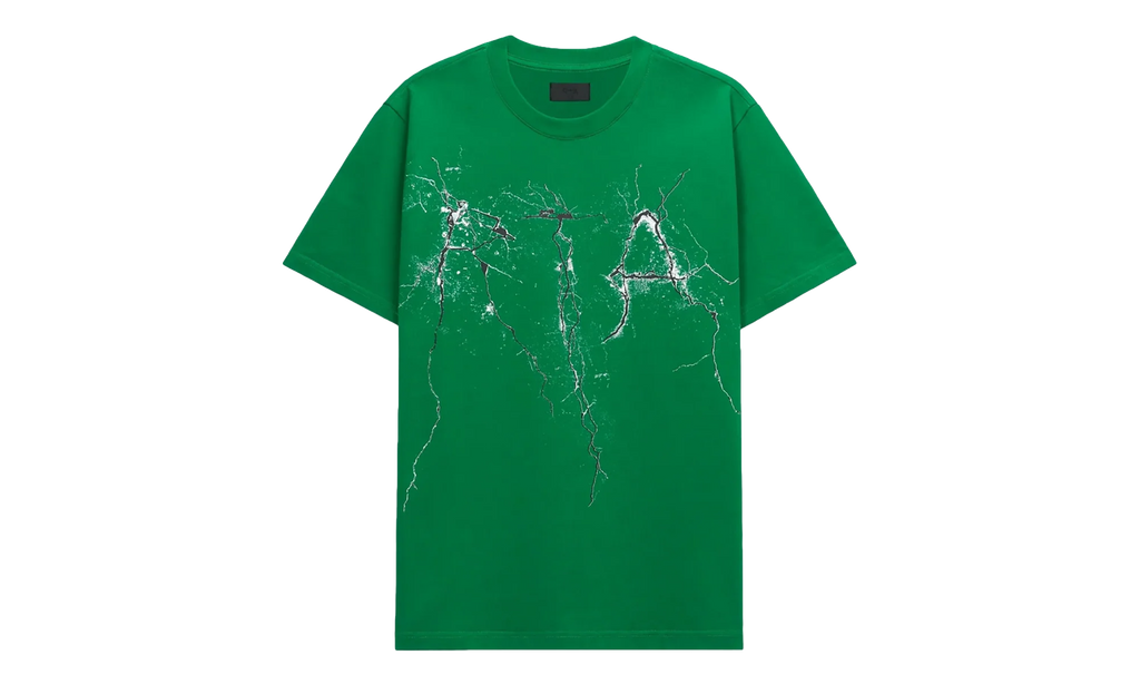 Liam Cracked Logo T-Shirt "Green" MCCTK911 T119GRCRC