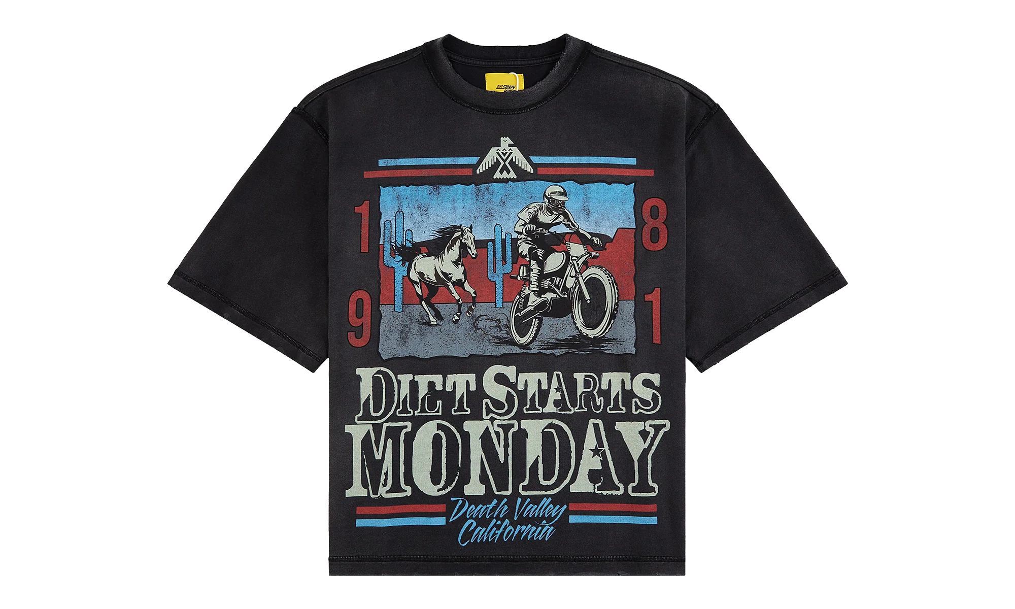 81 Racing Tee "Vintage Black" DSM S26 064