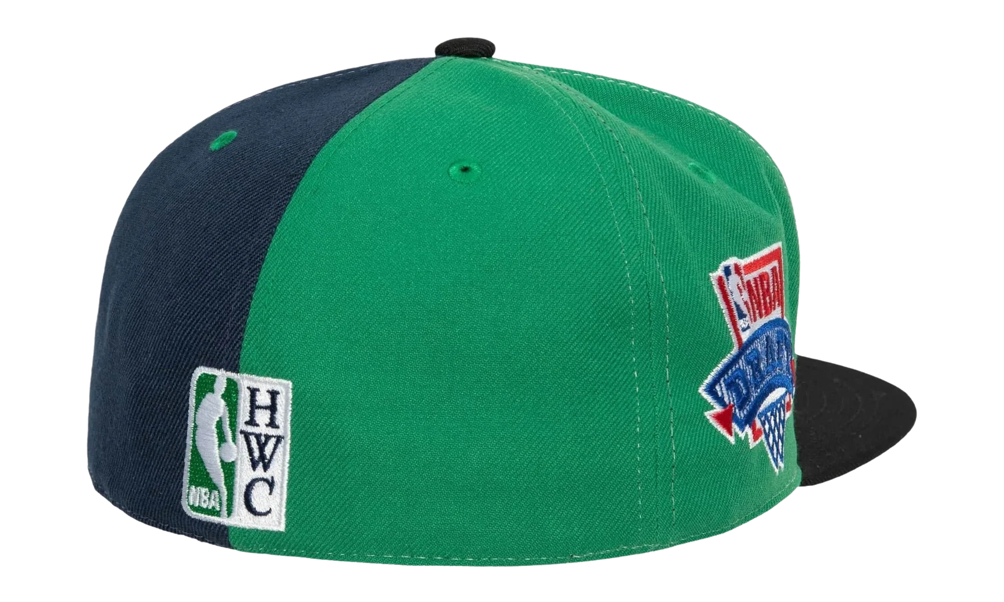 NBA TRI Cycle Fitted Cap "Dallas Mavericks - White / Black" 6HSFDX21127 DMAWHBK