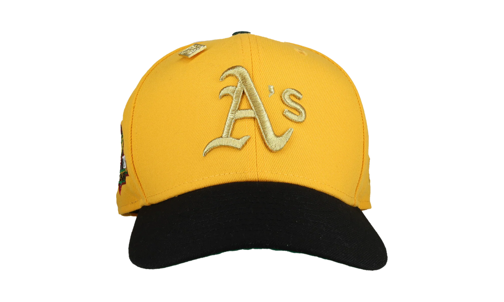 59FIFTY Oakland Athletics 1989 World Series Fitted Hat "Yellow / Gold" NE346