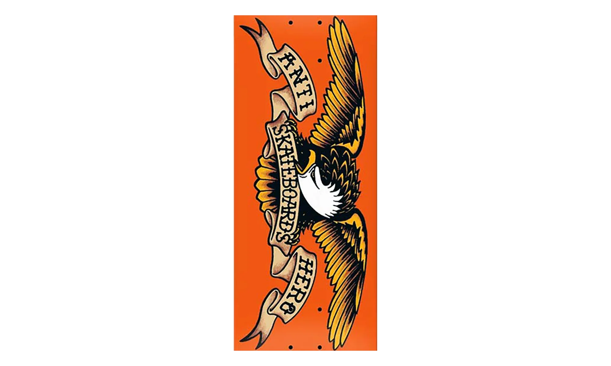 Antihero Classic Eagle Deck Skateboard "Orange" SU27422
