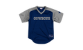 NFL Final Seconds Mesh V-Neck Shirt "Dallas Cowboys - Blue" FA87OP DCO A K9A