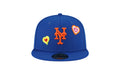 59Fifty MLB New York Mets C/S Hearts Fitted Hat "Blue" 60288226