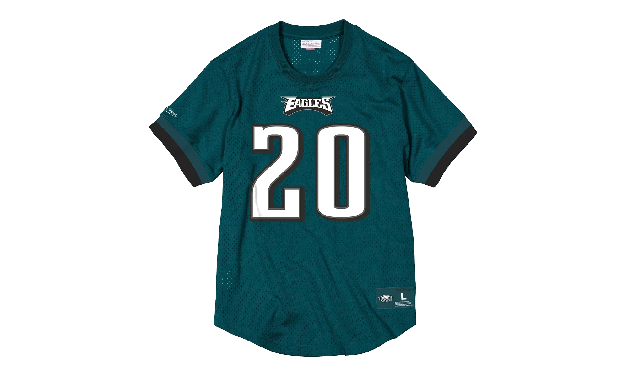 NFL Name & Number Mesh Brian Dawkins Crew Neck Shirt "2003 Philadelphia Eagles - Dark Teal" NNMPMG18061 PEADKTL03BDA