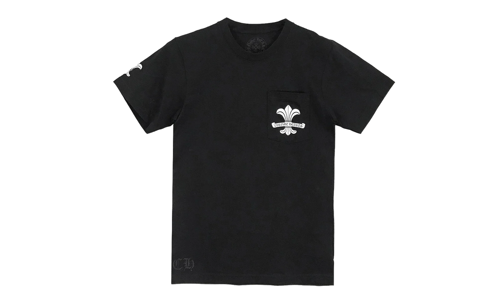 Fleur Scroll Logo Tee "Black" CHRM0763