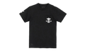 Fleur Scroll Logo Tee "Black" CHRM0763