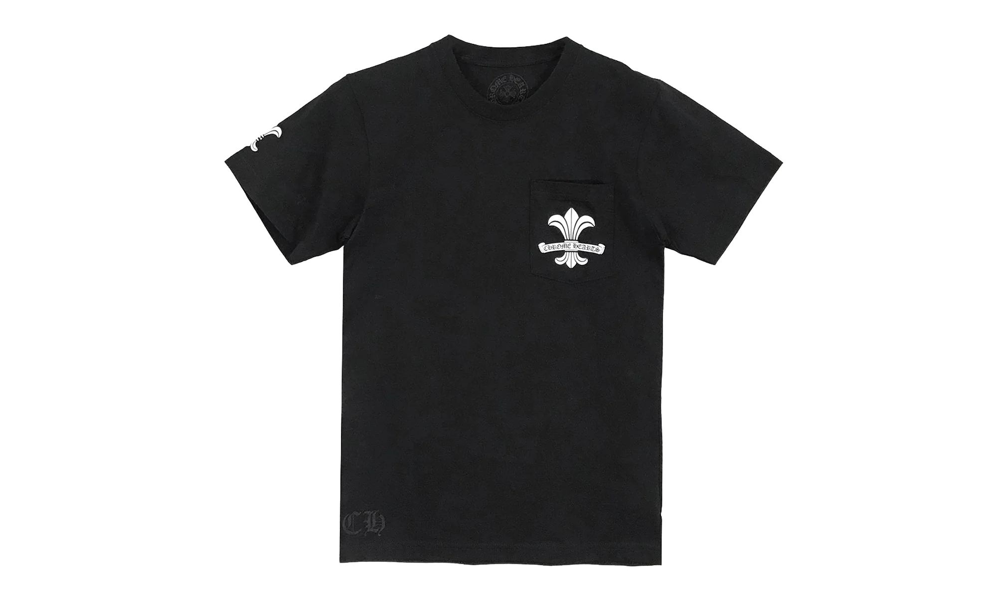 Fleur Scroll Logo Tee "Black" CHRM0763