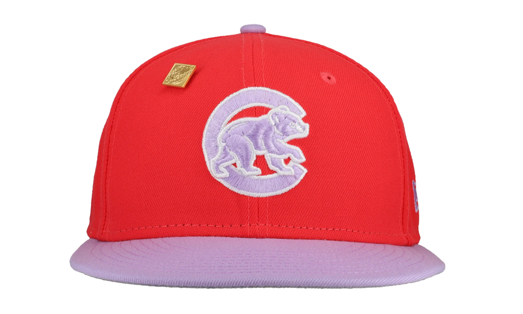 59FIFTY Chicago Cubs Two-Tone Color Pack Red Cap Fitted Hat "Red / Grey" 123451296494