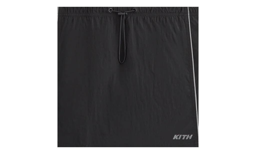 Lowen Nylon Track Skirt "Black" KITH57
