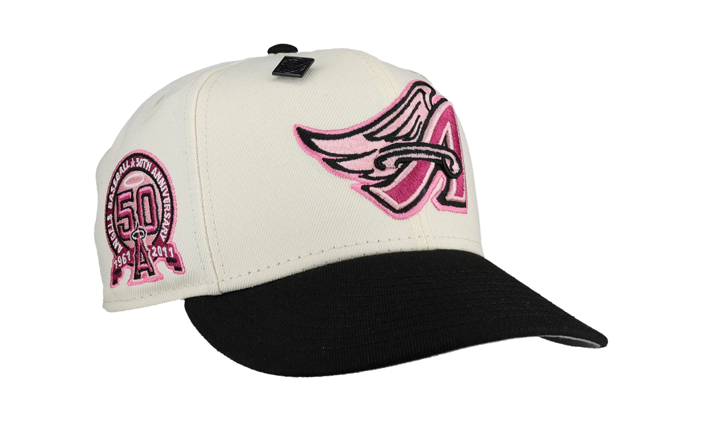 59FIFTY Anaheim Angels 50th Anniversary Fitted Hat (RESTOCK) "Patch Chrome" NE440