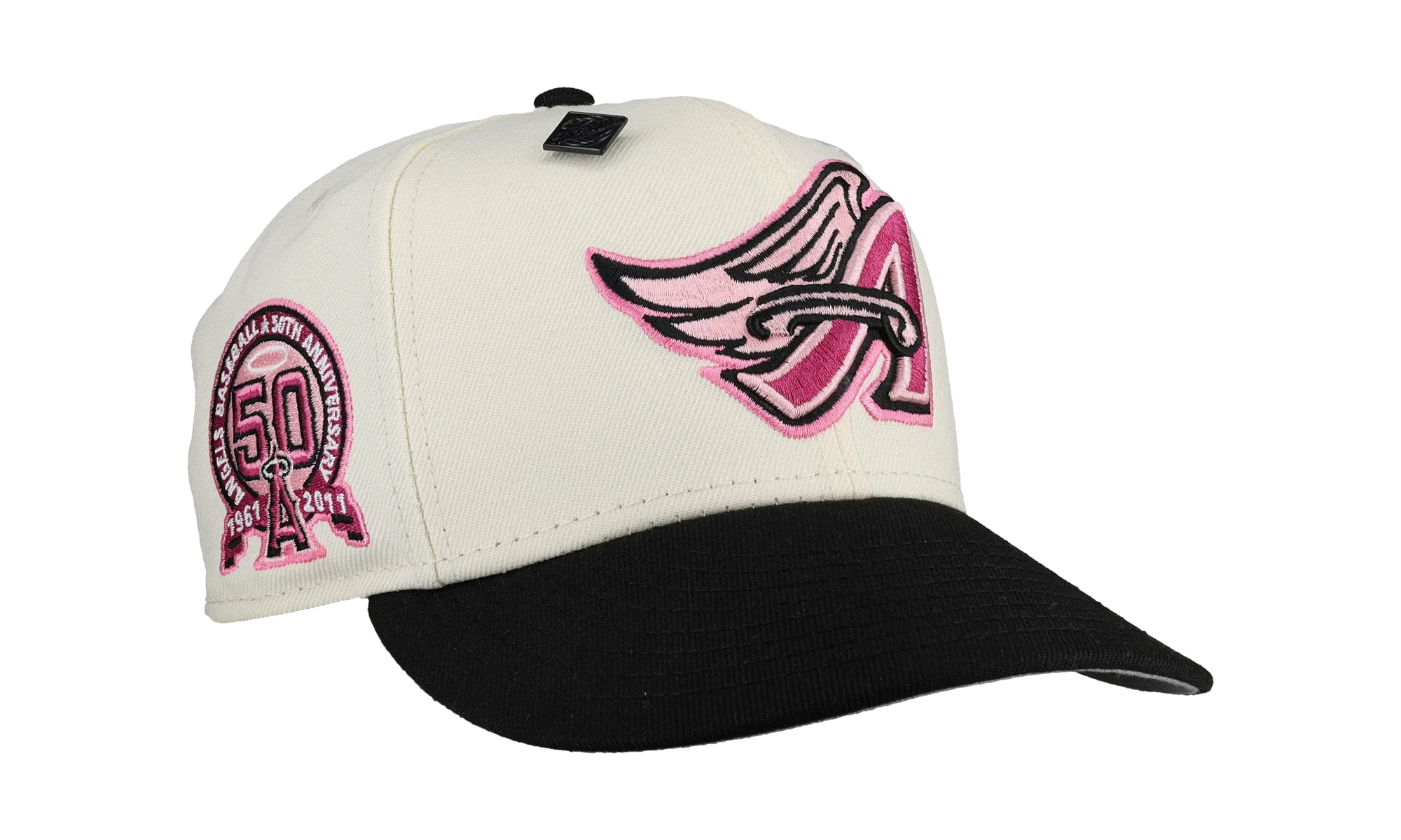 59FIFTY Anaheim Angels 50th Anniversary Fitted Hat (RESTOCK) "Patch Chrome" NE440