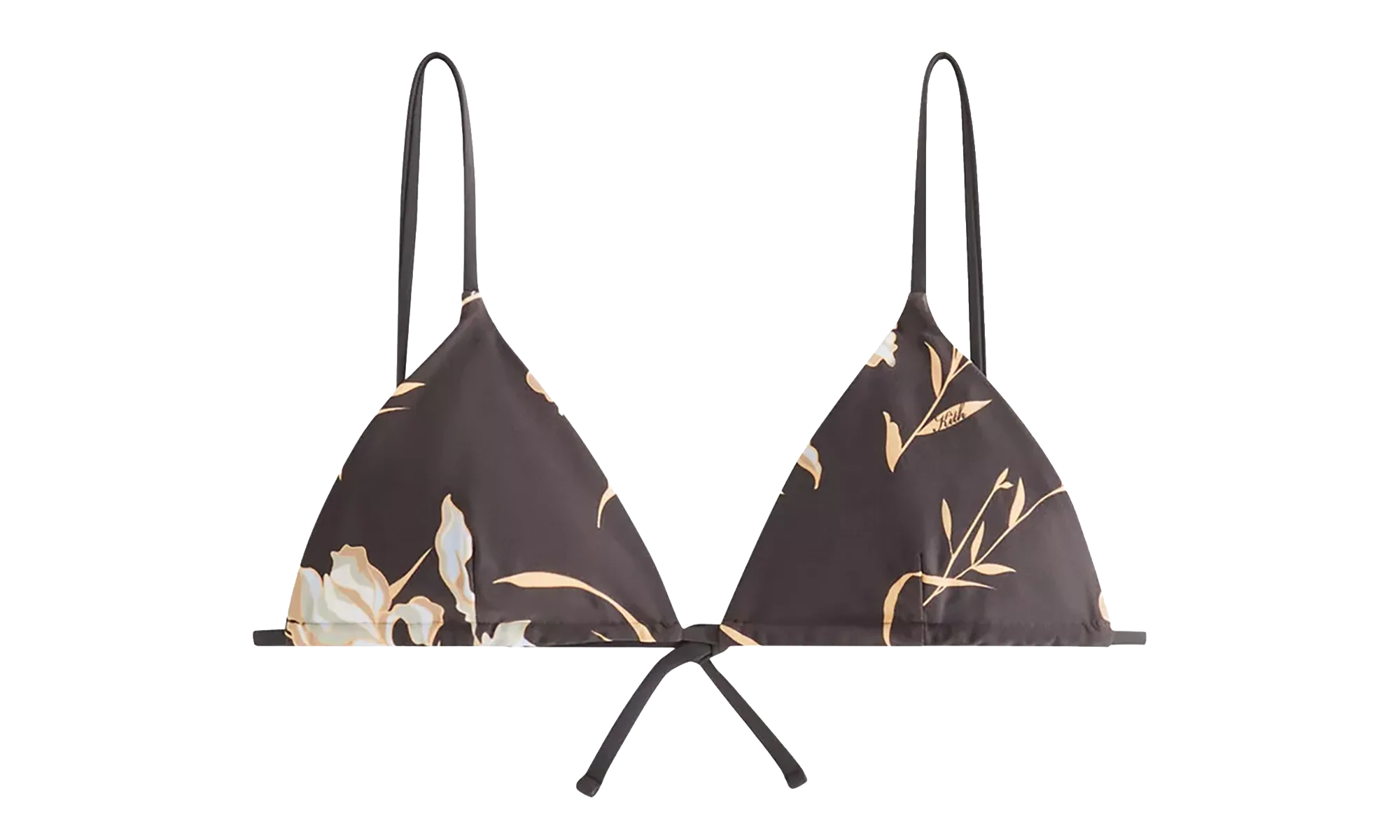 Lucia II Iris Floral Triangle Top WMNS "Dark Grey" KITH121