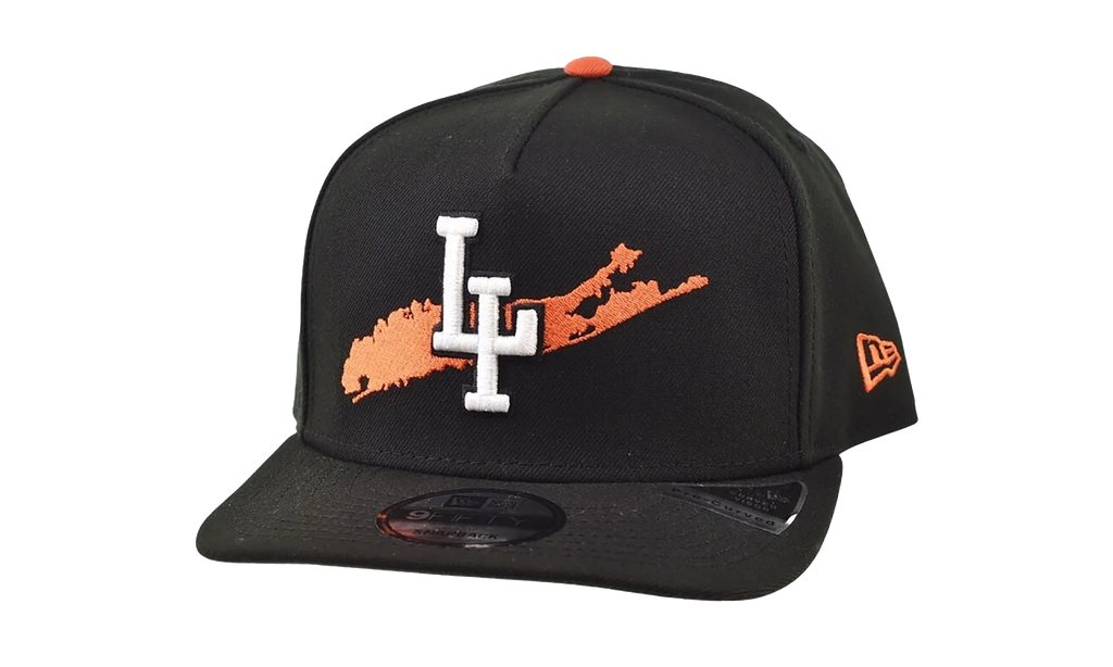 9FIFTY Long Island A-Frame Snapback "Black / Orange" 70975350