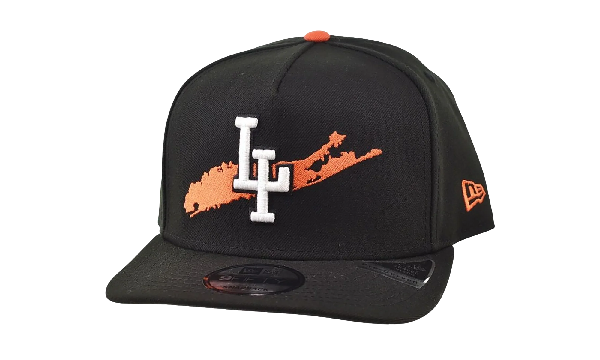 9FIFTY Long Island A-Frame Snapback "Black / Orange" 70975350