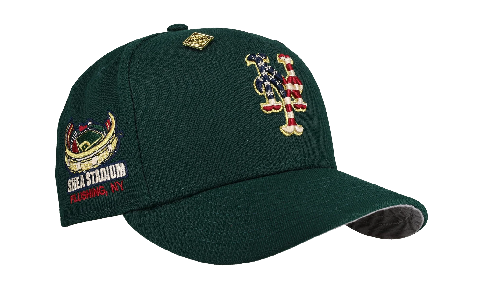59FIFTY New York Mets USA Shea Stadium Fitted Hat "Green" NE427