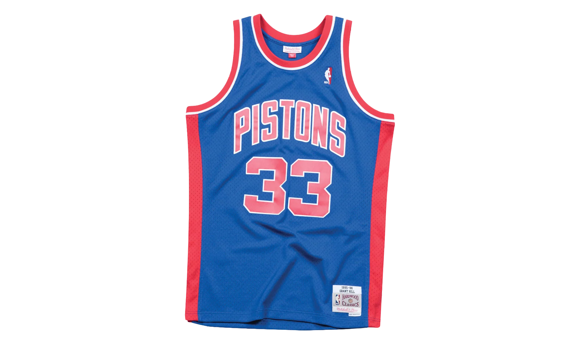 Detroit Pistons Grant Hill Swingman Jersey "1995 - 96 Road" 021EB1AA